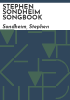 STEPHEN_SONDHEIM_SONGBOOK