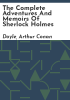 The_complete_adventures_and_memoirs_of_Sherlock_Holmes