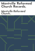 Montville_Reformed_Church_records