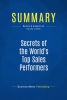 Summary__Secrets_of_the_World_s_Top_Sales_Performers