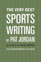 The_best_sports_writing_of_Pat_Jordan