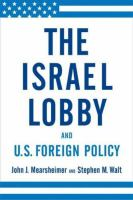 The_Israel_lobby_and_U_S__foreign_policy