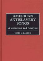American_antislavery_songs