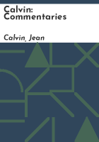 Calvin__commentaries